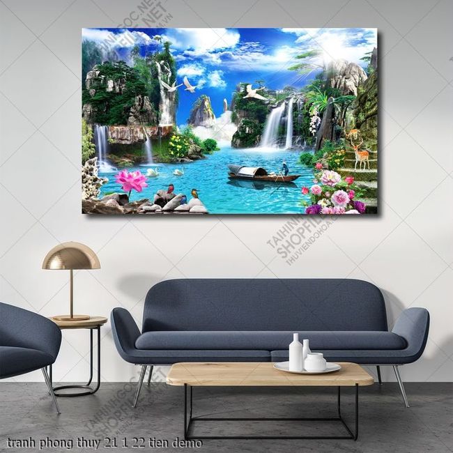 tranh phong thuy 21 1 22 tien